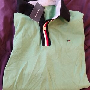 Tommy Hilfiger Polo Shirt with Black Collar